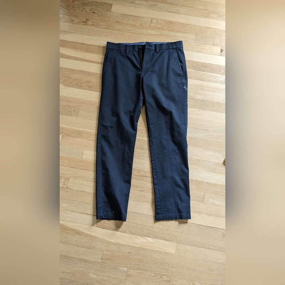 Haggar mens black cotton pants